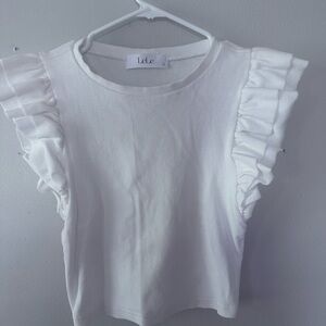Nice shirt with ruffle sleeves